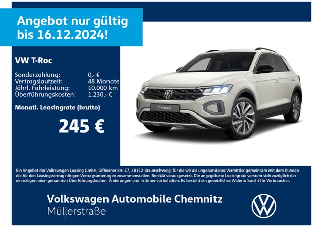 Volkswagen T-Roc GOAL 1.0 l TSI *RFK*Plus-Paket*WiRä