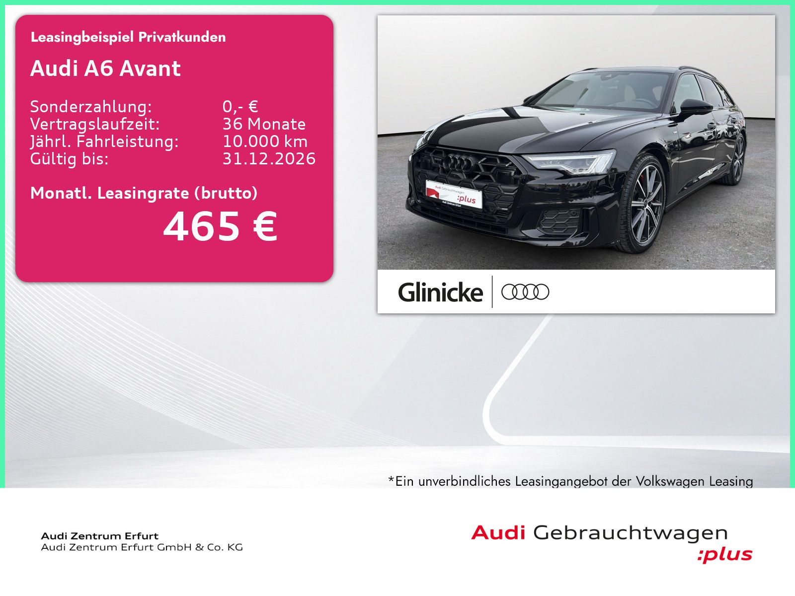 Audi A6 Avant 55 TFSIe S line quattro S tronic HuD AH