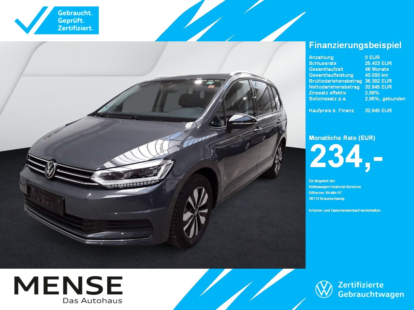Volkswagen Touran 1.5 TSI GOAL Comfortline DSG IQ.Light|AHK