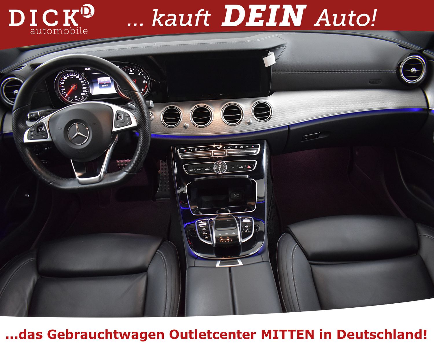 MERCEDES-BENZ E 350d T 2X AMG Line NIGHT+PANO+BURMES+HEAD+20" - Image 8