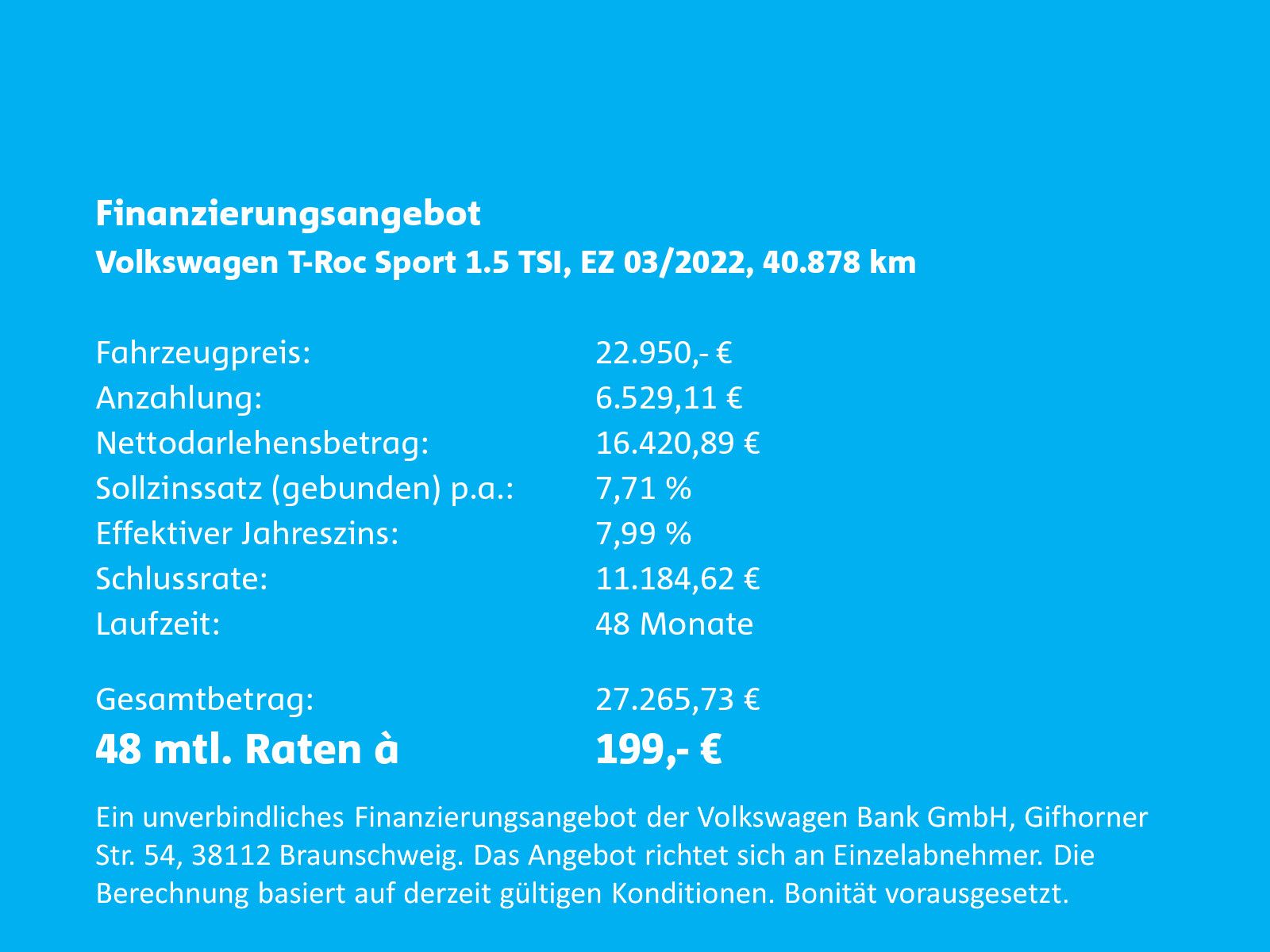 Volkswagen T-Roc Sport 1.5l TSI 6-Gang SG RFK EHK Clima foto 2