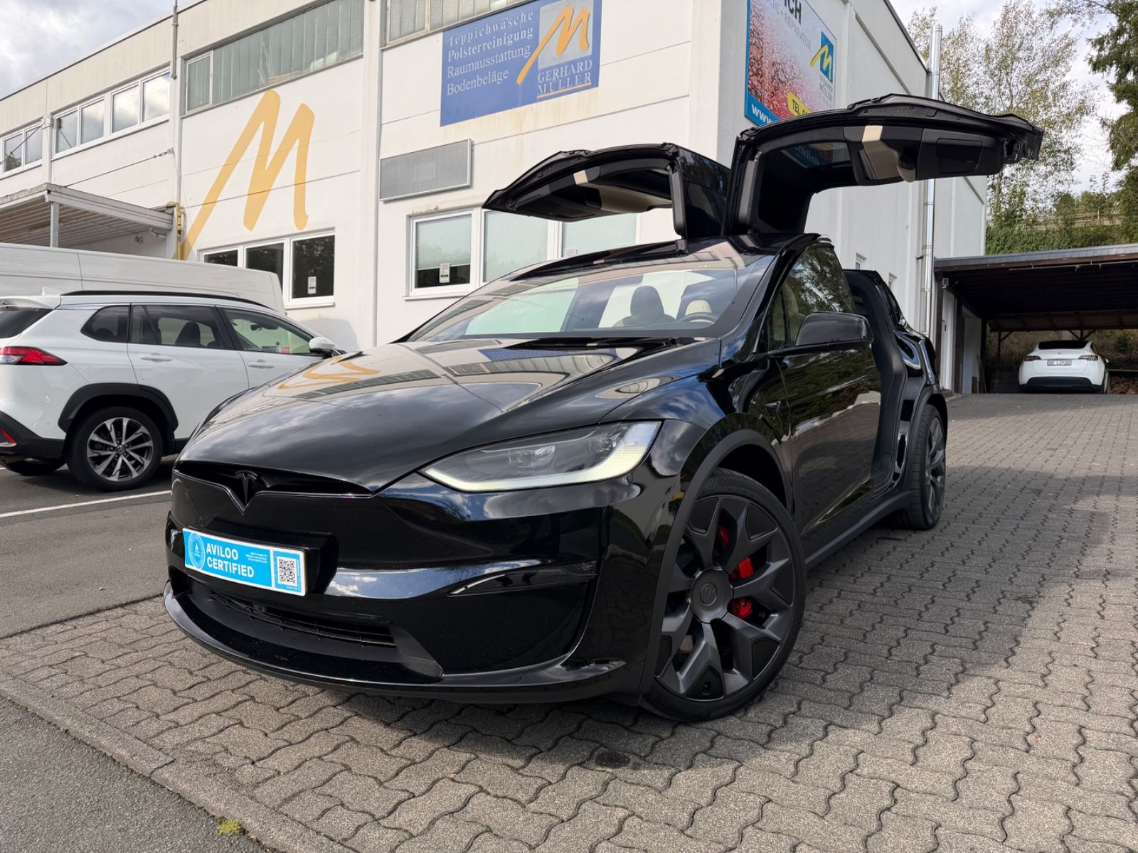 Tesla Model X Plaid*HW4*6 Sitzer*22 Zoll*Creme Innen*