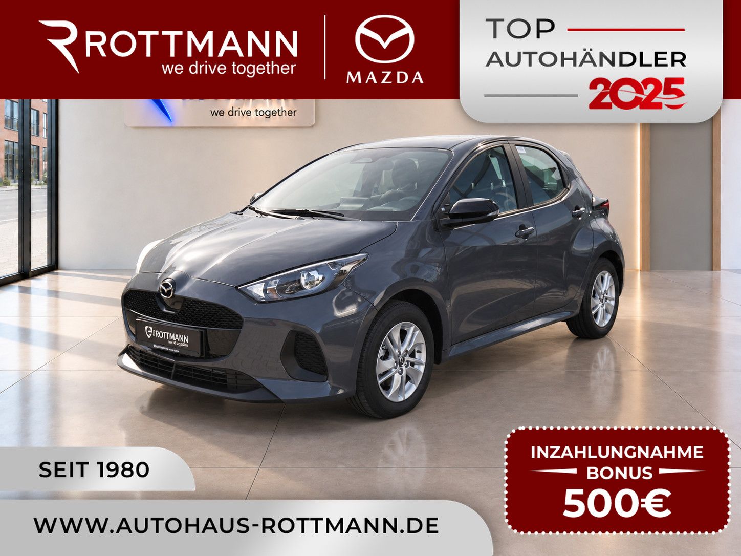 Mazda 2 Hybrid 2026 1.5L VVT-i 116PS Aut. CENTRE-Line
