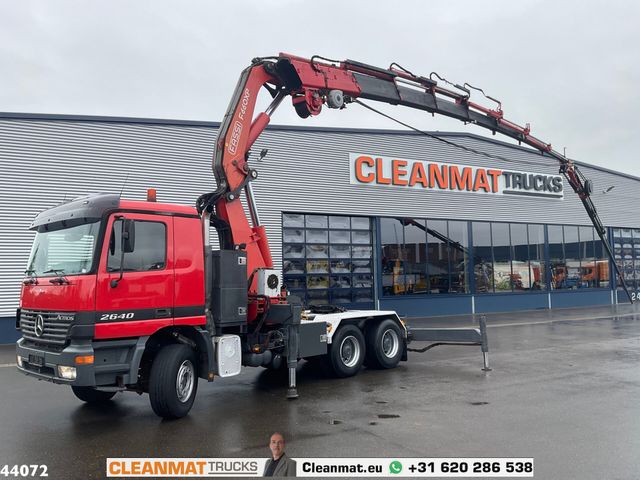 Mercedes-Benz Actros 2640 6x4 Fassi 60 Tonmeter laadkraan + Fl