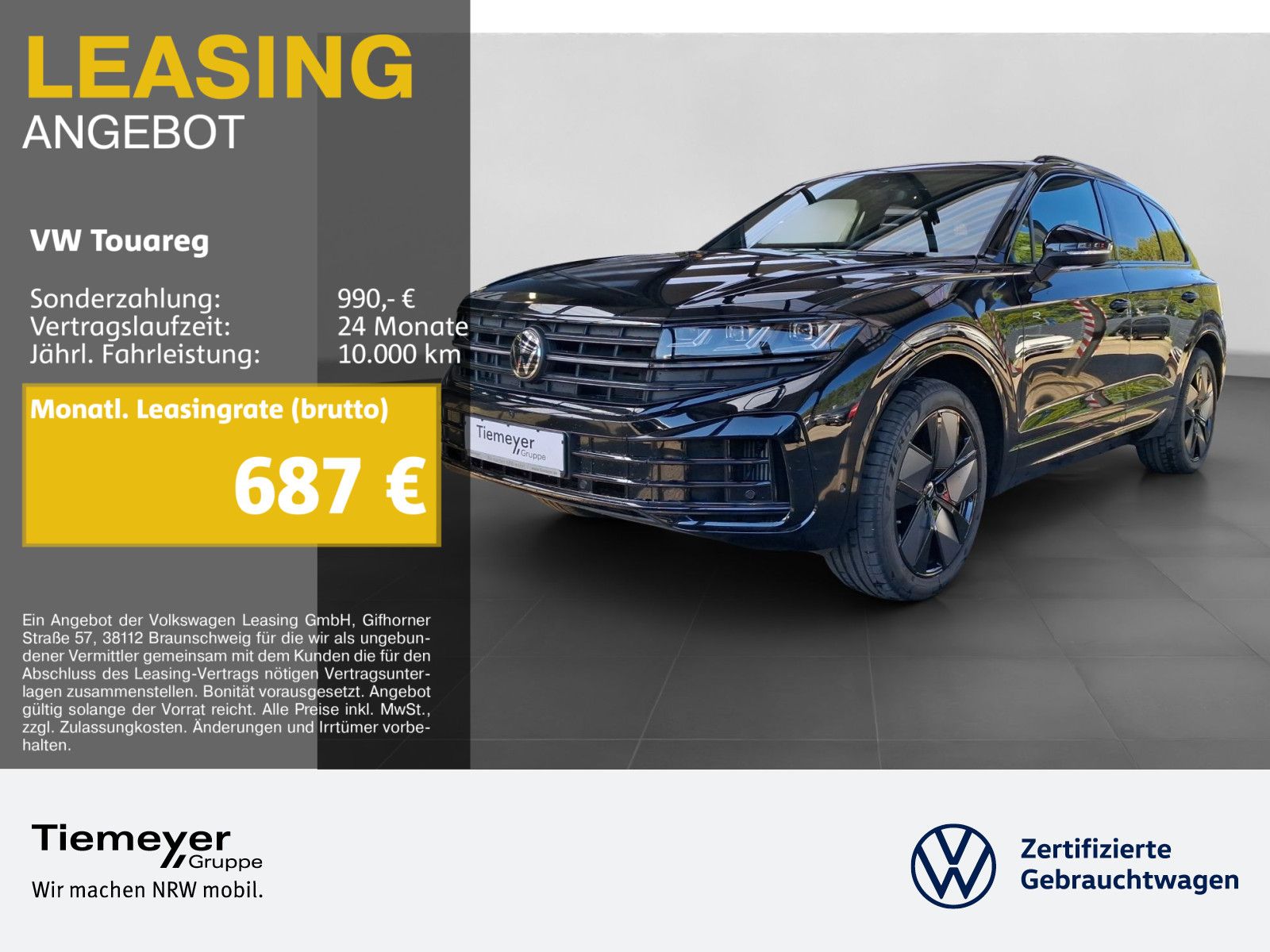 Volkswagen Touareg R eHybrid 4M UPE117 LM21 HuD AHK DYNAUDI