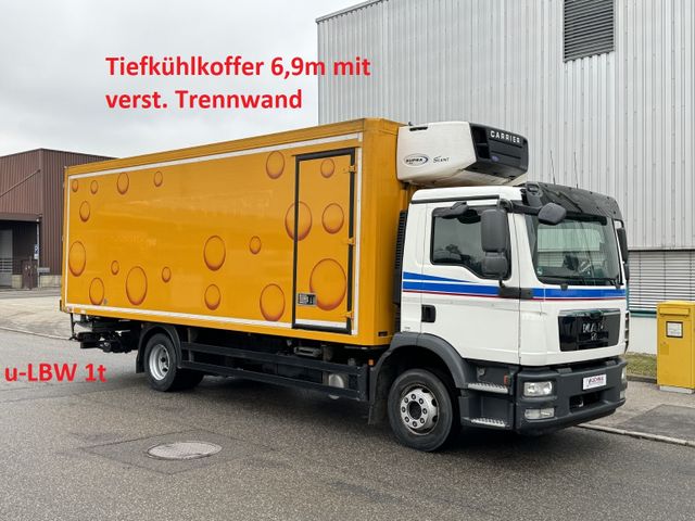 MAN TGM 12.250 Tiefkühlkoffer 6,9m SUPRA 850 LBW  E5