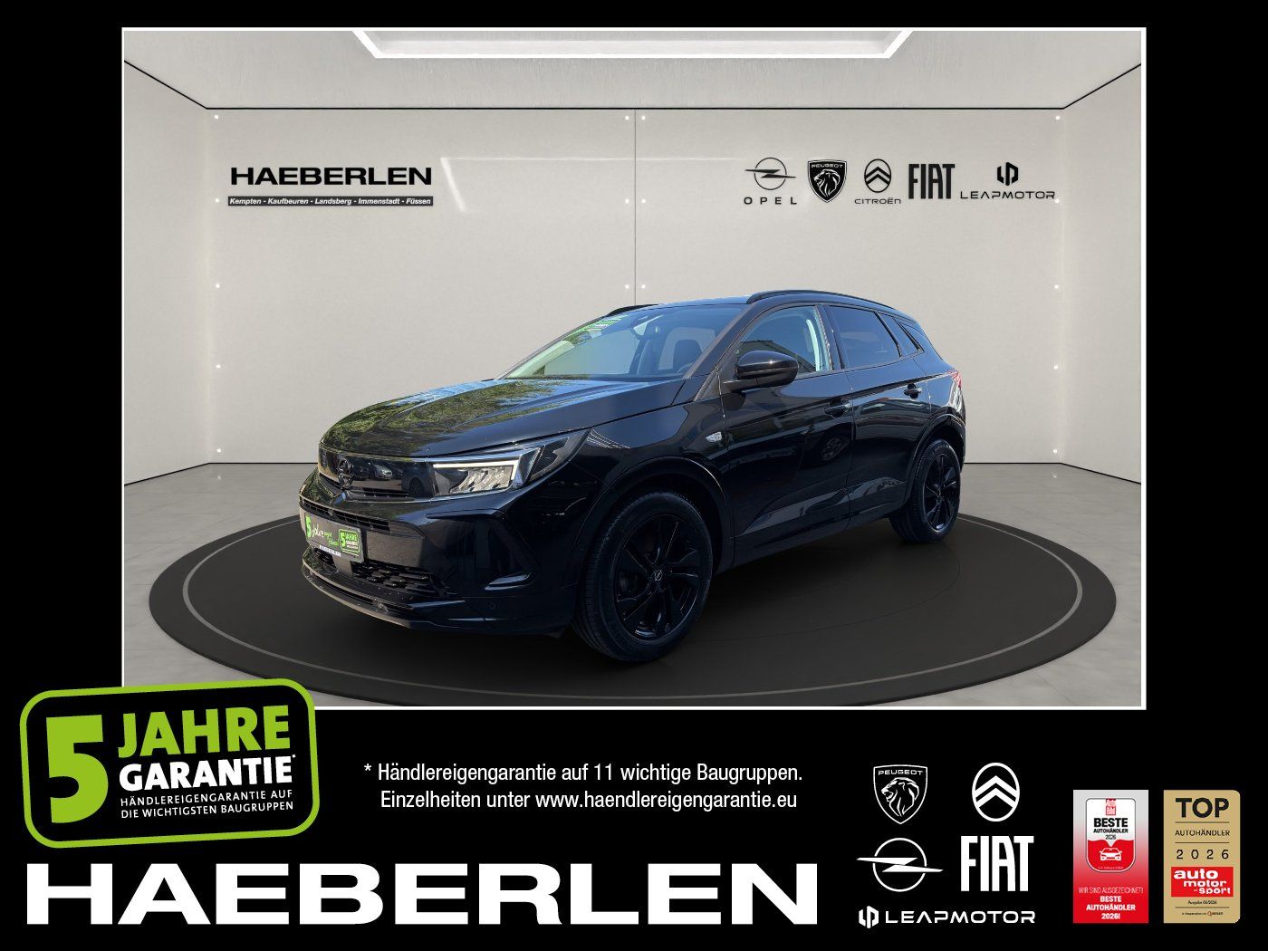 Opel Grandland 1.2 Turbo GS Alc.+LED+NAV+TechPak 360°