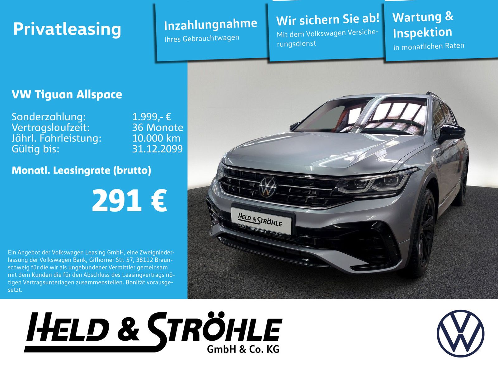 Volkswagen Tiguan Allspace R-Line Black 2.0 TDI DSG 4M AHK