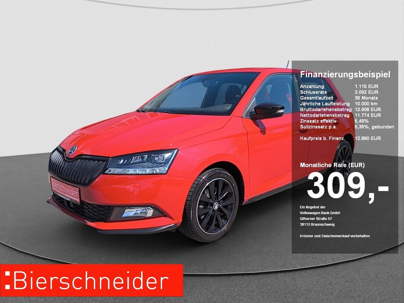 Skoda Fabia 1.0 TSI Monte Carlo SH+KLIMA+LED+PDC
