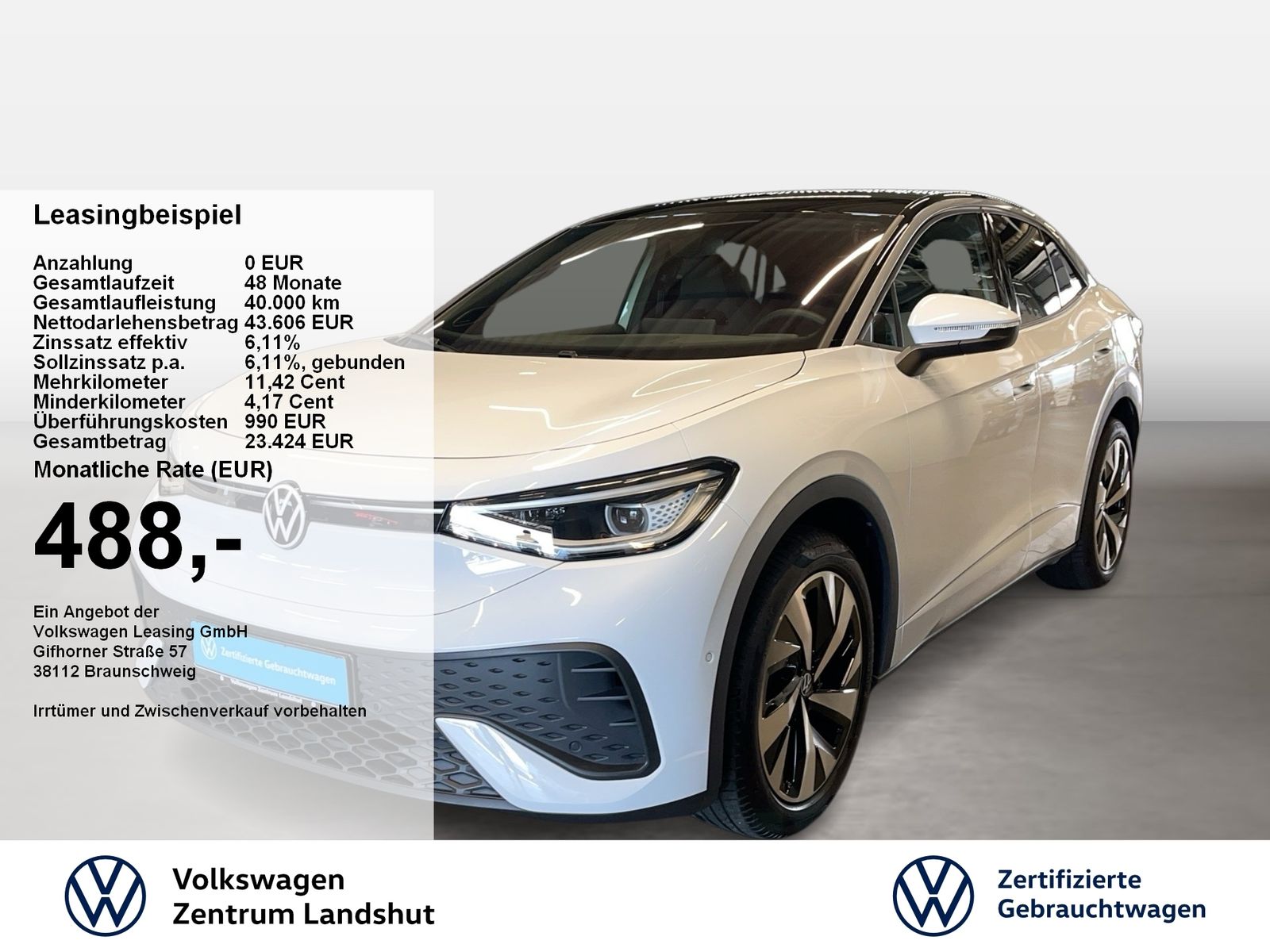 VW ID.5 Pro electric Automatik ACC AHK AUT HUD Kam.