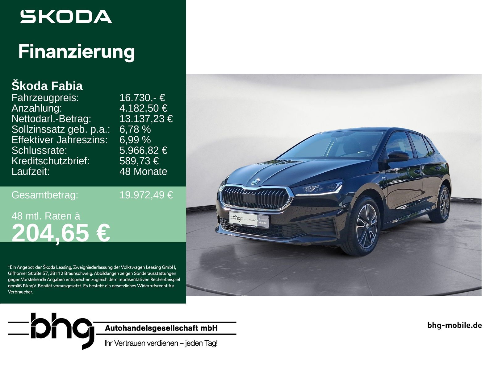 Skoda Fabia 1.0 TSI Tour