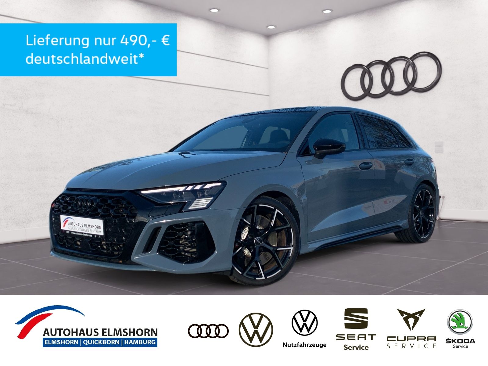 Audi RS3 Sportback S tronic quattro PANO 280km/h NAV