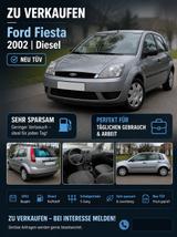 Ford Fiesta - Ford Fiesta aus 2002 mit Diesel-Antrieb