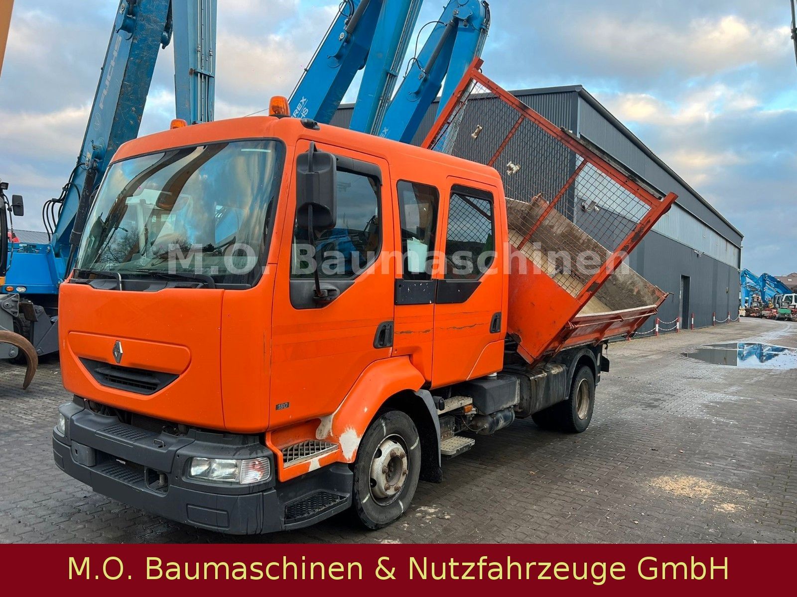 Fahrzeugabbildung Renault Midlum 180-12 / Doka / 3-seiten Kipper /