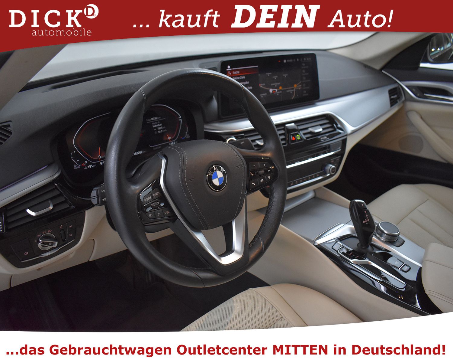 BMW 530d KOMFZUG+LEDER+PROF+VIRTU+LED+HEAD+KAM+LED+M - Image 10