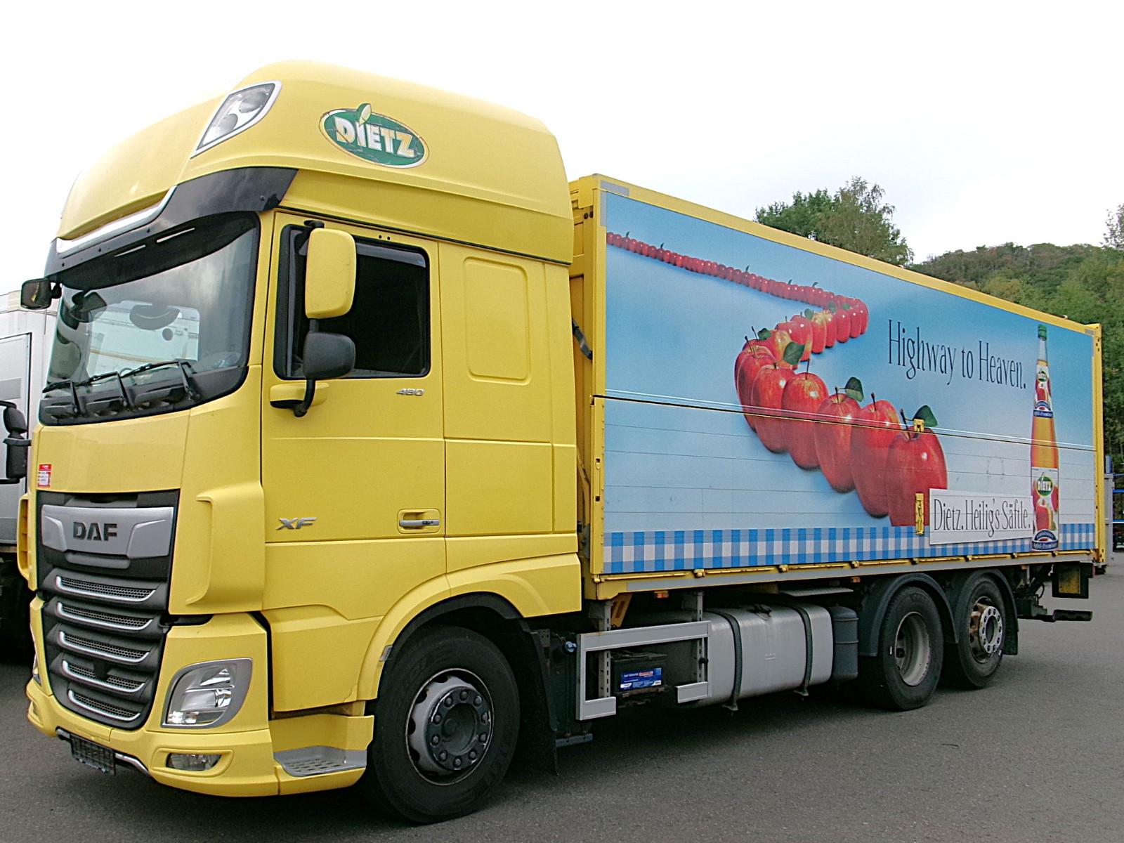 DAF XF 480*7,7m Schwenkwand*LBW*Lift/Lenk*Standklima