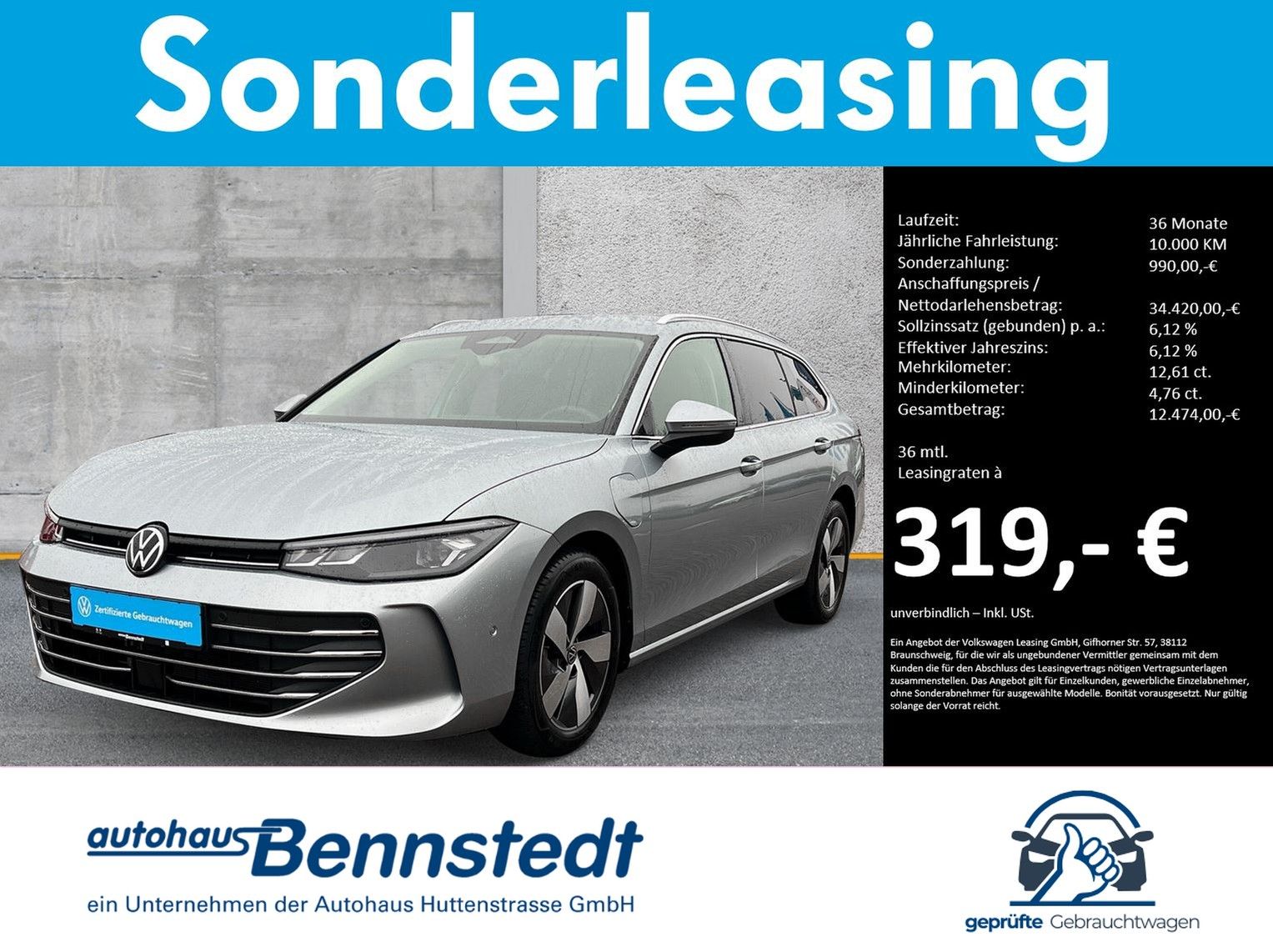 Volkswagen Passat Variant 1.5 eHybrid Business AHK KAMERA