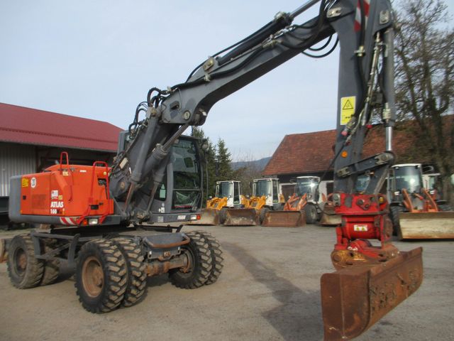 Atlas Mobilbagger 160WSR, Bj 2012 mit Powertilt