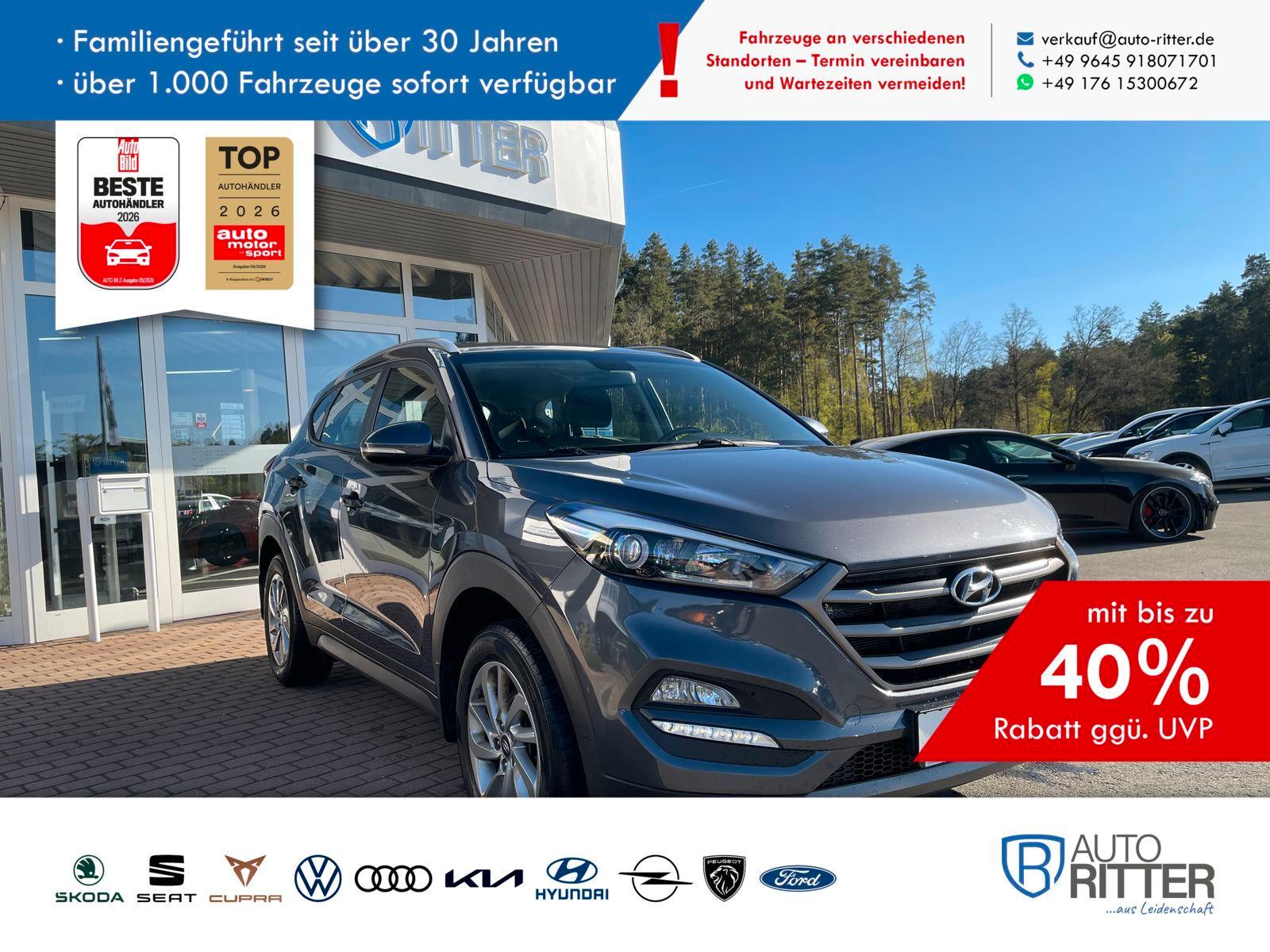 Hyundai TUCSON 1.6 Trend blue SItzheizung+Navi+Lenkra...