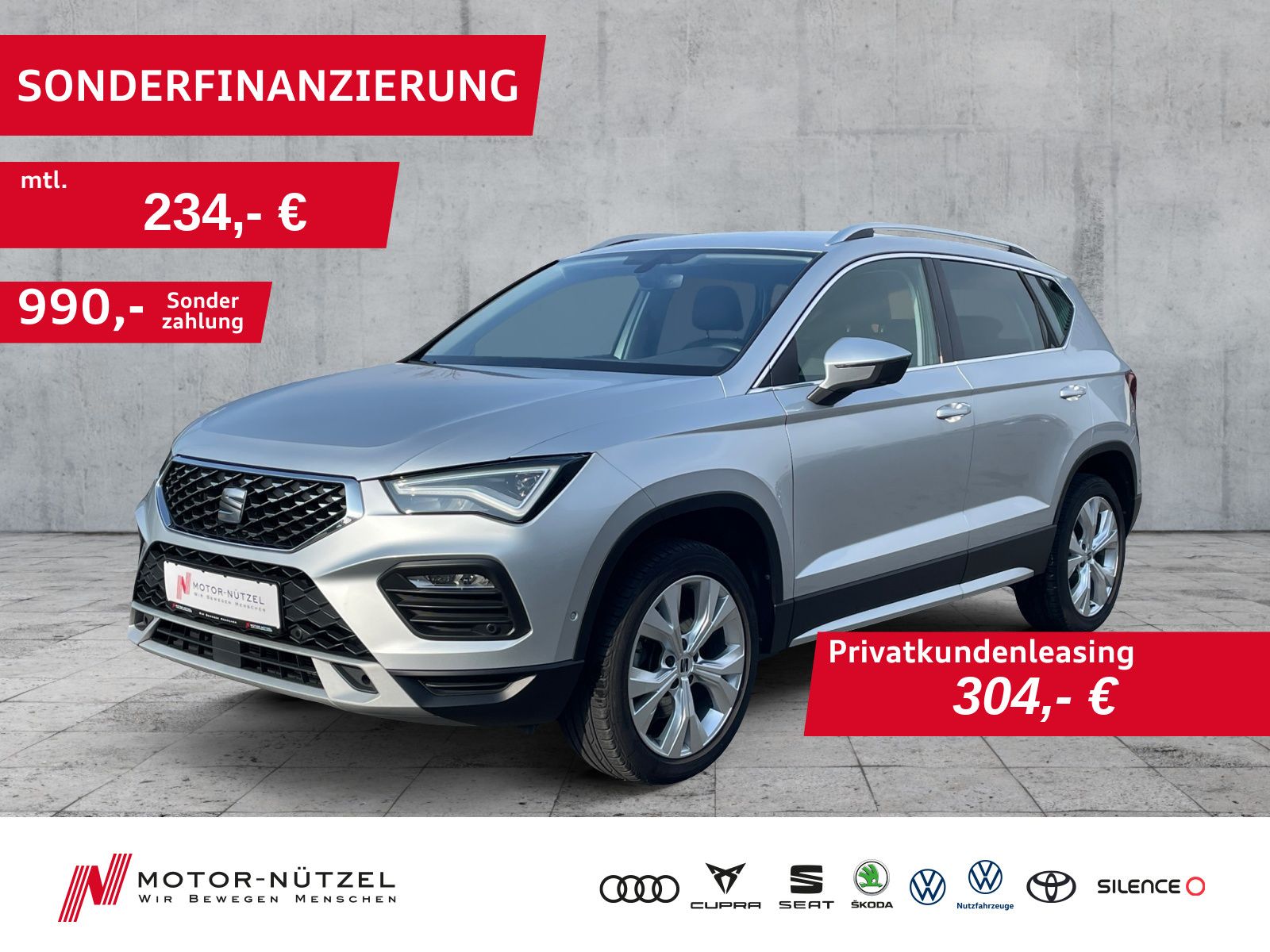 Seat Ateca 2.0 TDI DSG XPERIENCE LED+NAVI+APP+SHZ+RFK