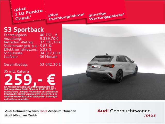 Audi S3 Sportback TFSI S tronic Pano/Matrix/Kamera