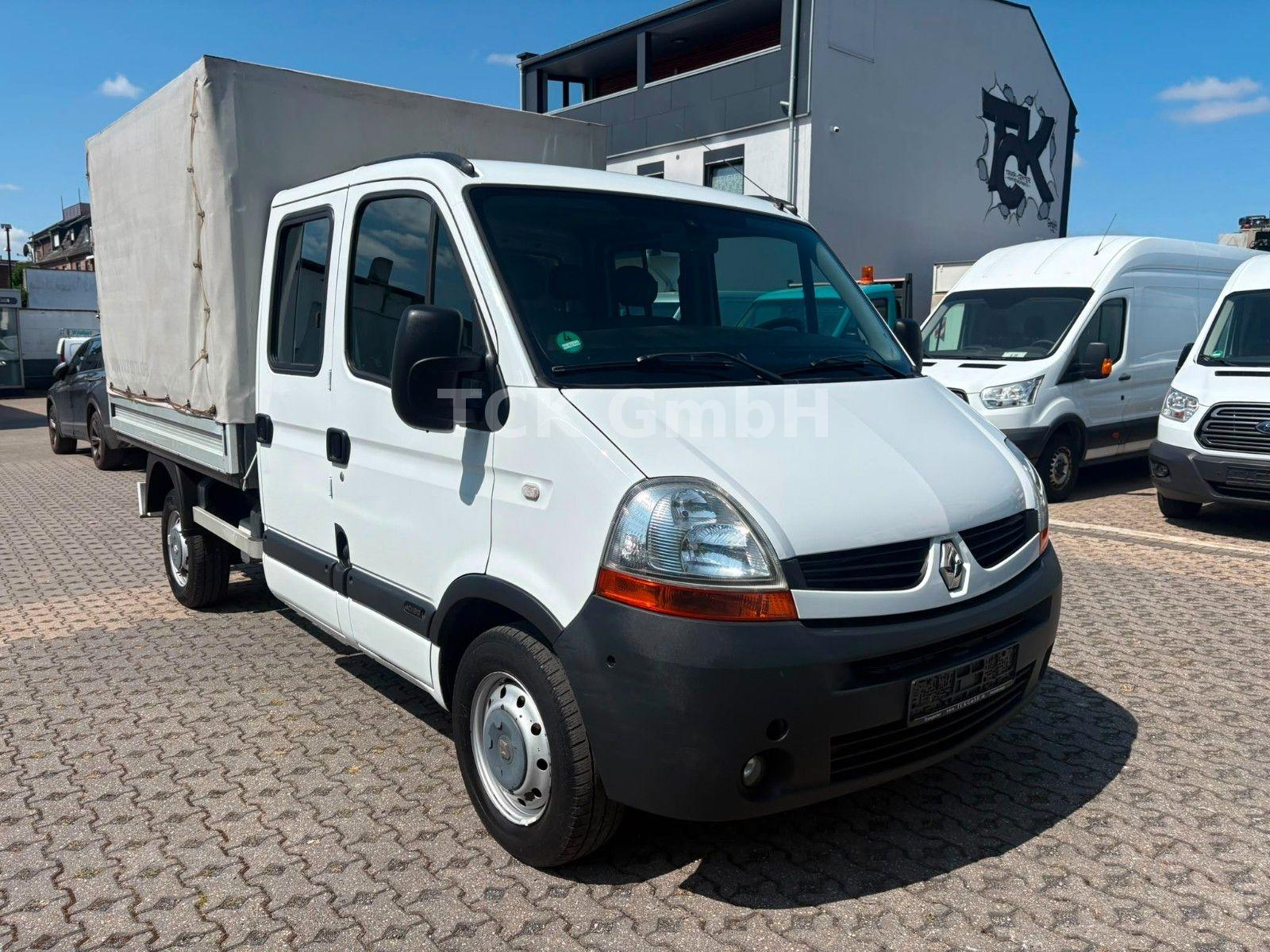 Renault MASTER 120 dCI  DoKA 7-SITZER  PRITSCHE+PLANE