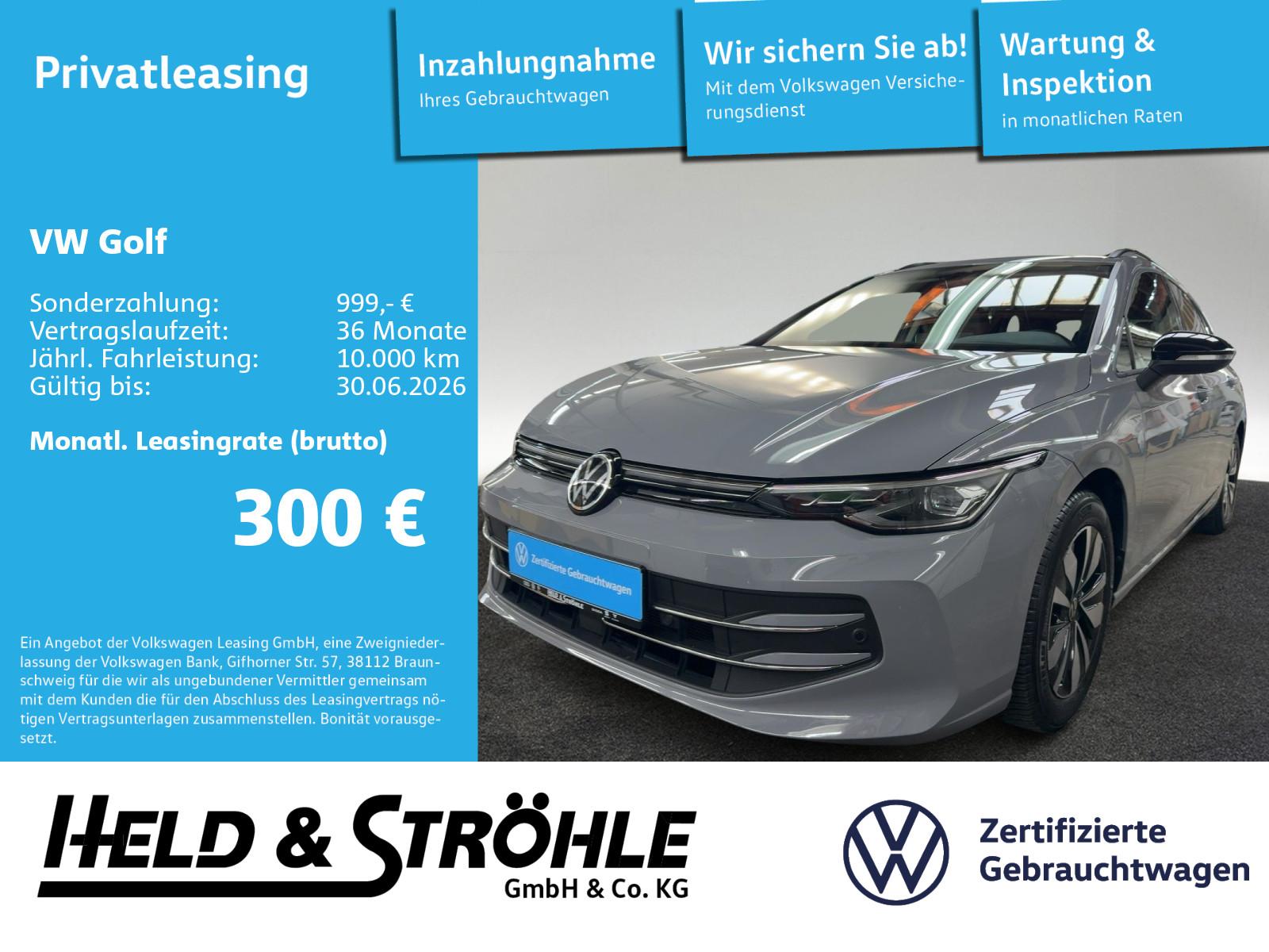 Volkswagen Golf 8 Variant Goal 1.5 eTSI DSG LED AHK 360 ACC