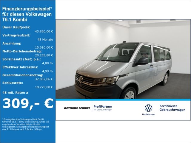 Volkswagen T6.1 Kombi 2.0 TDI DSG 9-Sitzer PDC Klima