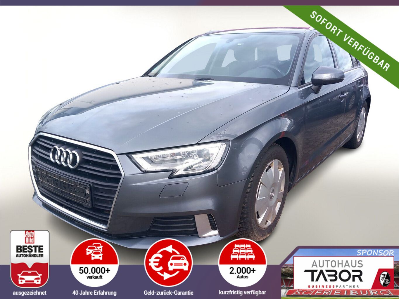 Audi A3 Sportback 2.0 TDI 150 sport Nav AHK PDC SHZ