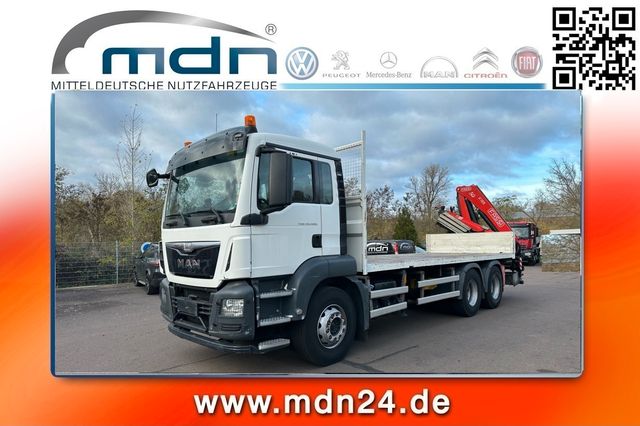 MAN TGS 26.400 6x4 Pritsche/Plateau KRAN FUNK AHK