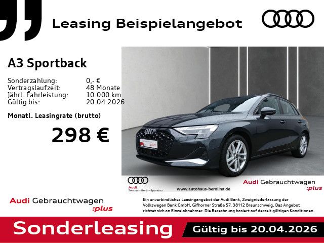 Audi A3 Sportback 35 TDI Adv. S tronic *NAV+*R-CAM*