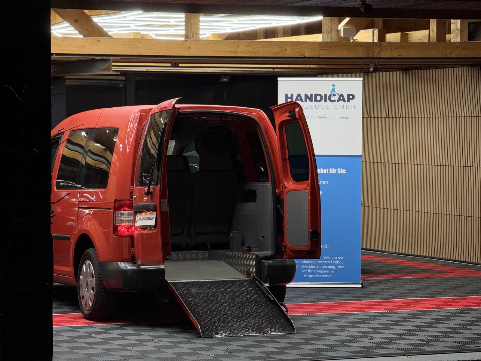 Volkswagen Caddy Behindertengerecht-Rampe