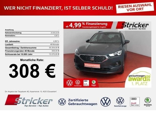 SEAT Tarraco  Style 1.5TSI 267,-ohne Anzahlung Navi A