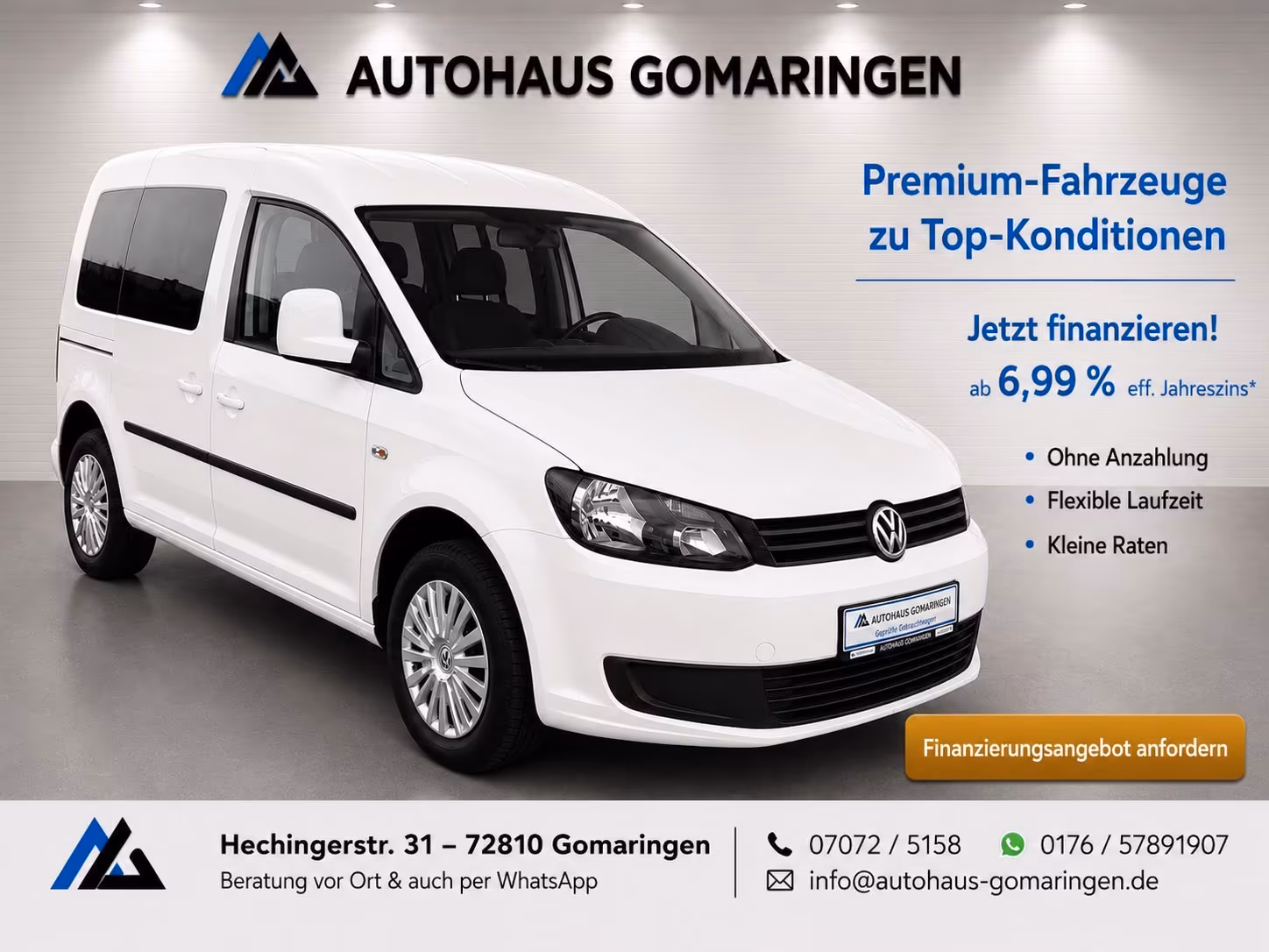 Volkswagen Caddy Kombi Soccer*Klima*SHZ*Scheckheft*