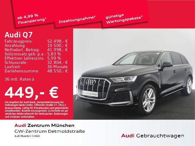 Audi Q7 55 TFSI e qu. S line Pano Memory Assistenz Ra