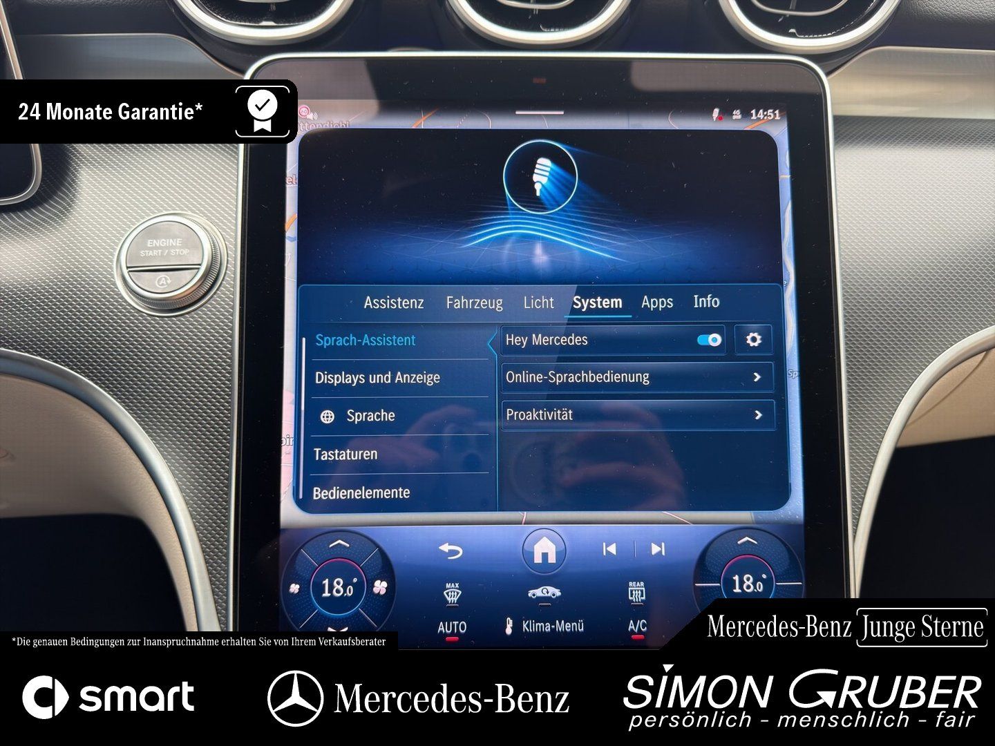 Fahrzeugabbildung Mercedes-Benz C 200 d Avantgarde Navi MBUX Kamera LED LRH 18Zo
