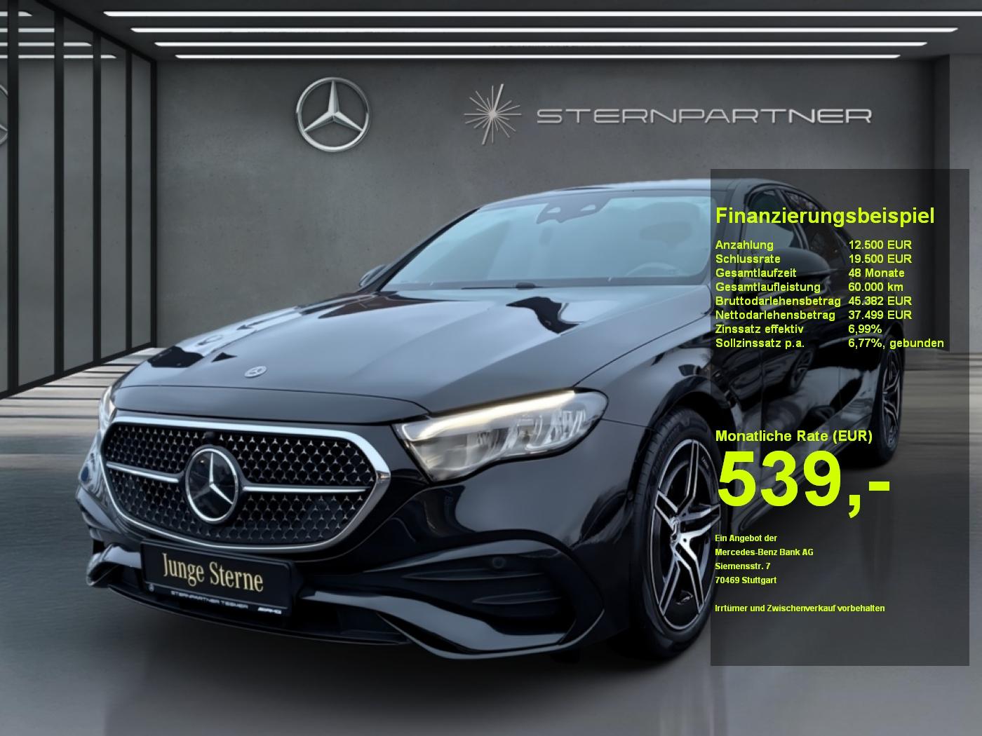 Mercedes-Benz E 220 d AMG+Night+Distronic+AHK+Kamera+Ambiente