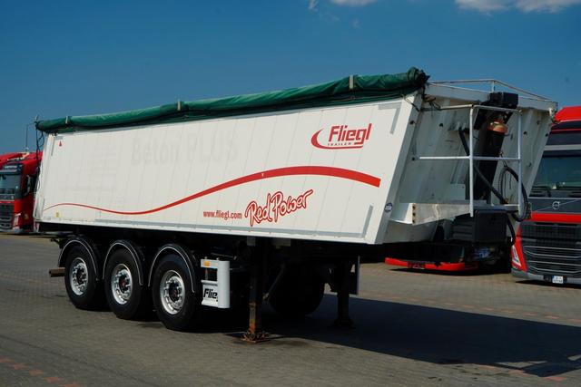 Fliegl WYWROTKA 38 m3 · TYŁ KLAPA · WAGA: 4700 KG · ALU