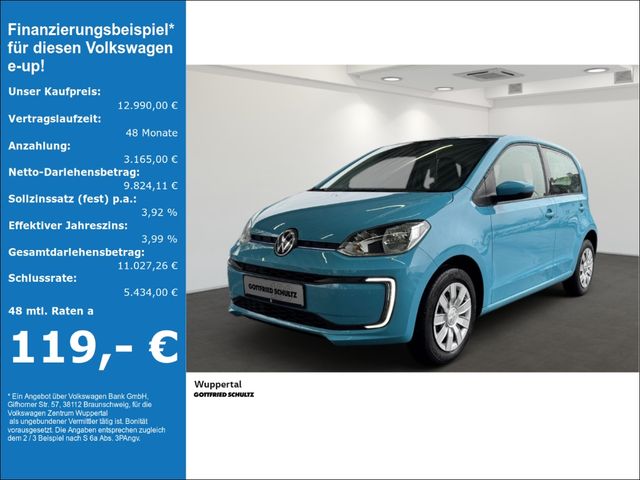 Volkswagen up e-up! Move up! DSG KLIMA ZV E-FENSTER CCS