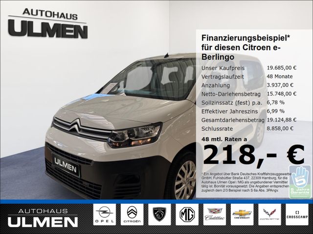 Citroën e-Berlingo Live Pack Elektromotor  Bordcomputer 