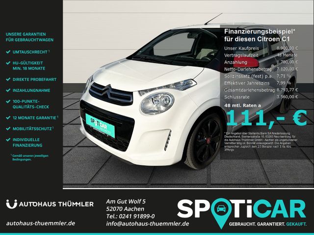 Citroën C1 Furio 1.2 VTi Klimaautom SHZ Notbremsass. Tel