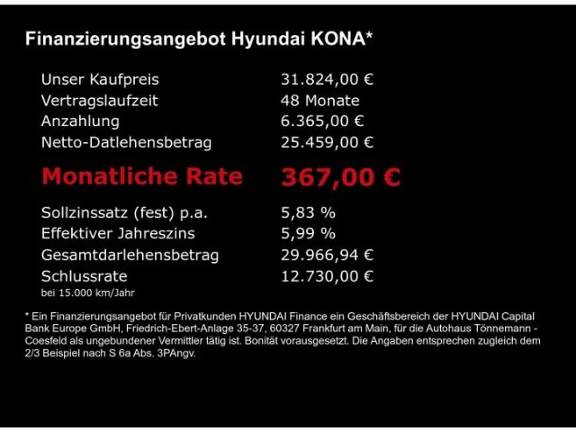 KONA T-GDI N-LINE DCT+VOLL LED+NAVI+360 GRAD KAM
