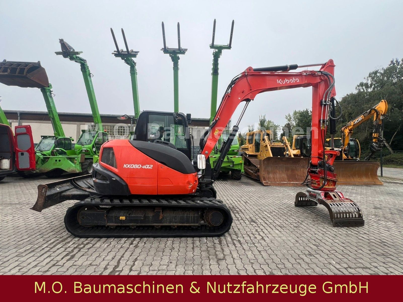 Fahrzeugabbildung Kubota Kubota KX 080 -4a2 / Rotar RG 9N Sortiergreifer/