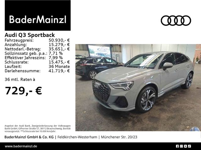 Audi Q3 Sportback 40 TDI quattro S line AHK Sonos