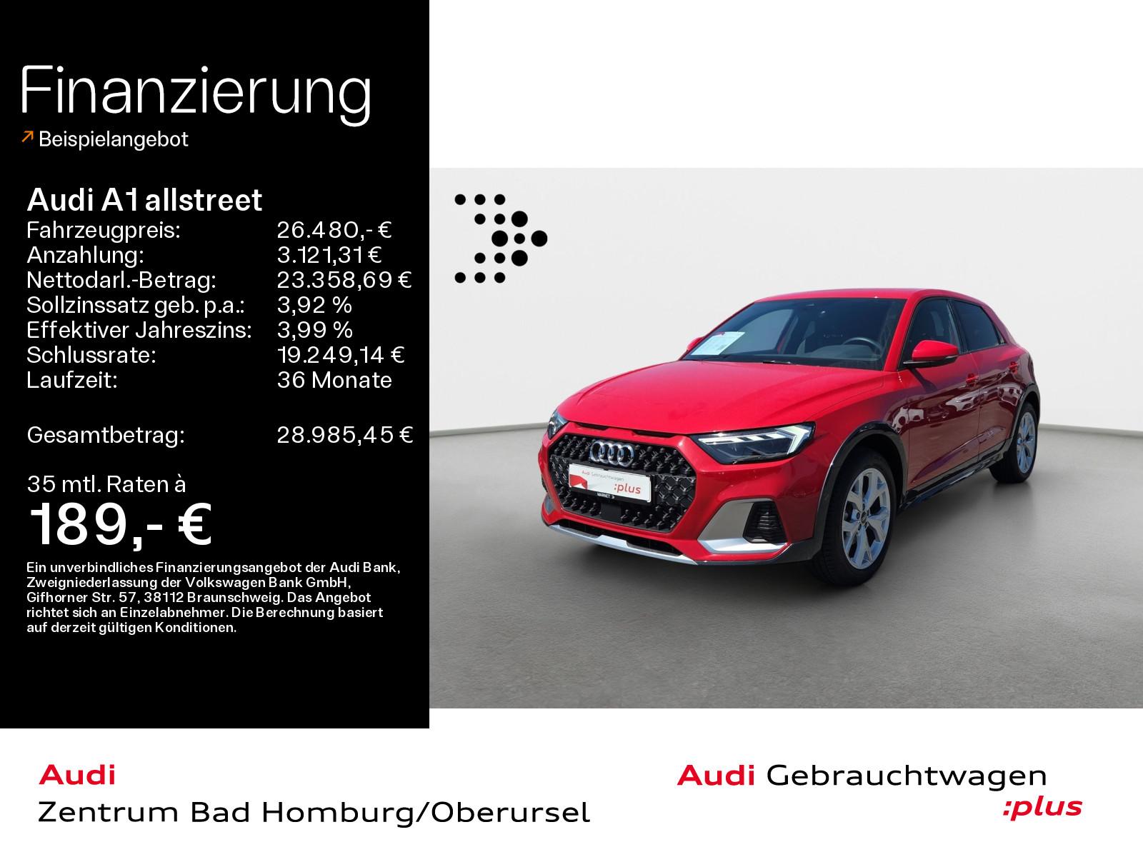 Audi A1 allstreet 35 TFSI S line S tro*LED*Virtual*Na