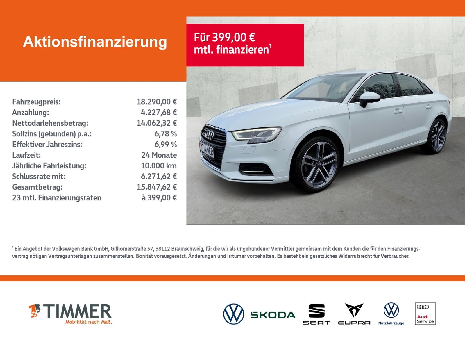 Audi A3 Limousine 30 TDI design