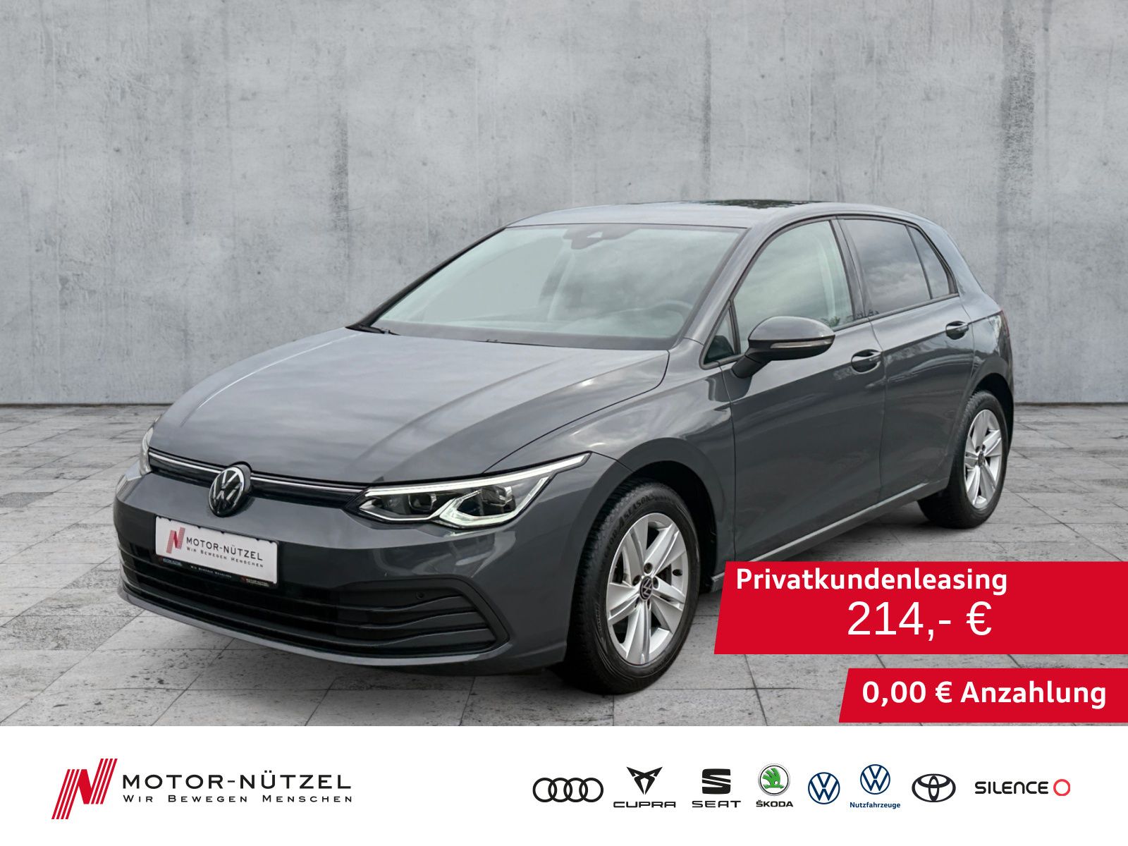 Volkswagen Golf VIII 1.5 TSI LIFE LEDplus+NAVI+APP+SHZ+PDC