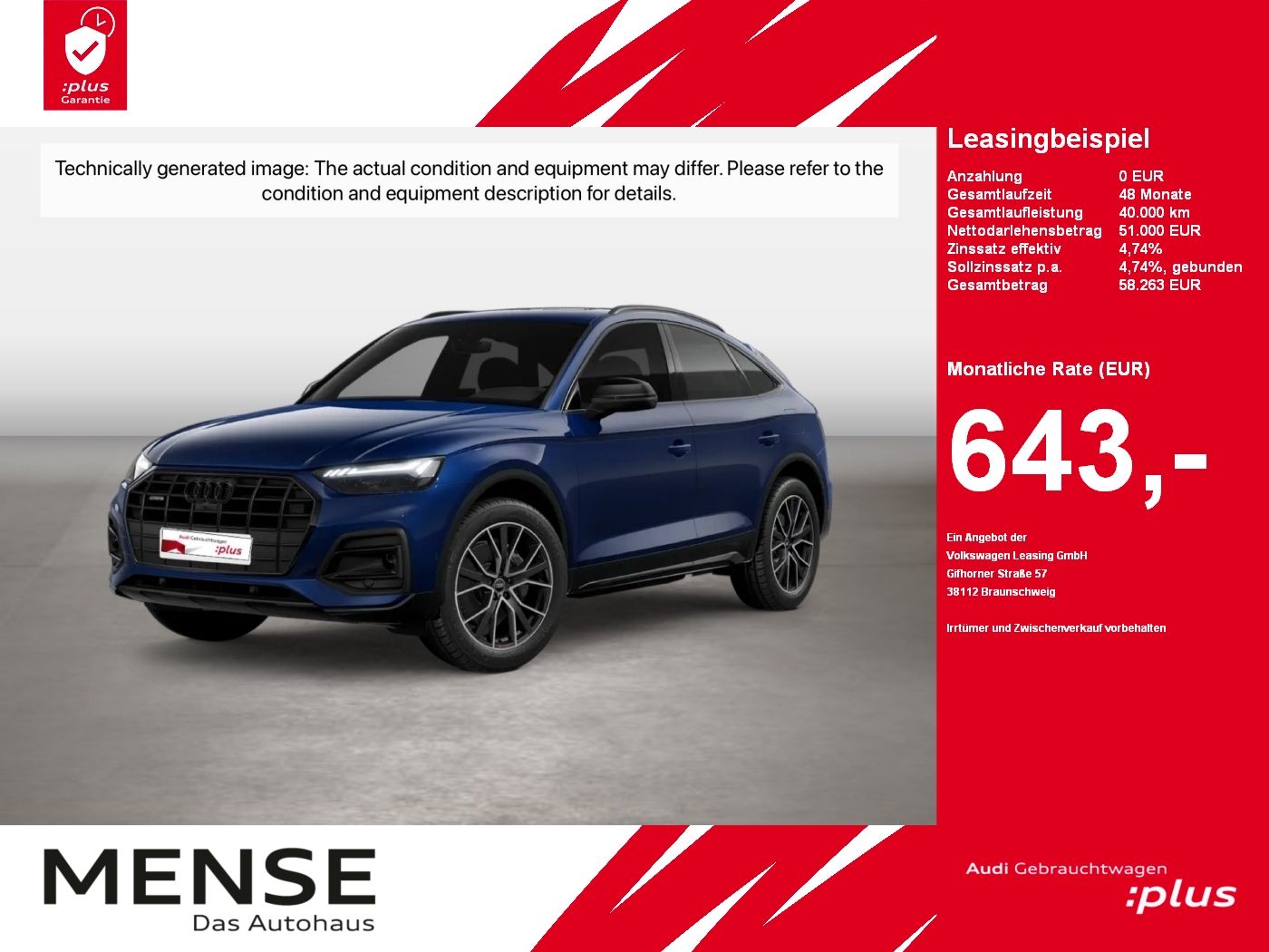 Audi Q5 Sportback 50 TFSI e quattro S tronic advanced