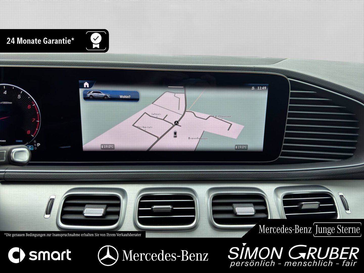 Fahrzeugabbildung Mercedes-Benz GLE 450 4M AMG Night MBeam Burmester AHK 22Zoll