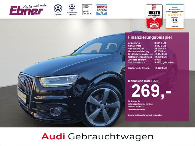 AUDI Q3 S-LINE 1.4TFSI DSG XENON+NAVI+BOSE+SITZHZG+PA